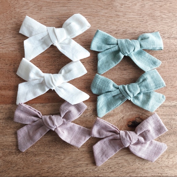 Other - NEW 6 Pack of hair bows for baby & toddler